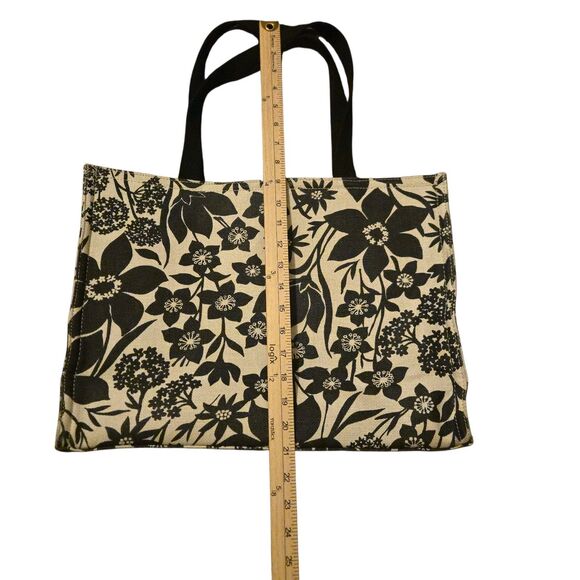 VTG Spartina 449 Duffle Bag & Makeup/Travel Bag Linen Leather Retired RARE - Picture 3 of 16